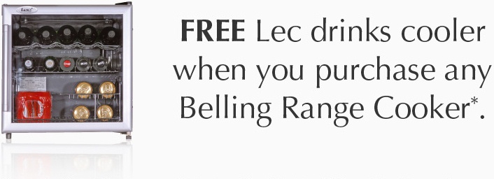 Belling Range Cooker Promotion - Free LEC Drinks Cooler!