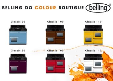 Belling Colour Boutique Range Cookers 