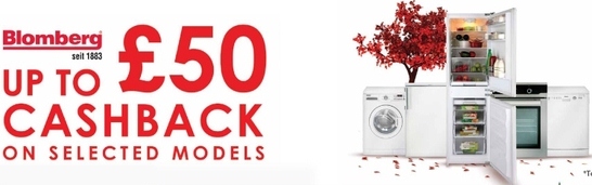 Blomberg Kitchen Appliances Promotion - Up To £50 Cashback!