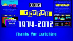 Ceefax's Last Page - End Of An Era