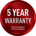 Free 5 Year Warranty