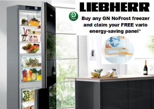 Liebherr Frost Free Freezer Promotion - Free Vario Plate!