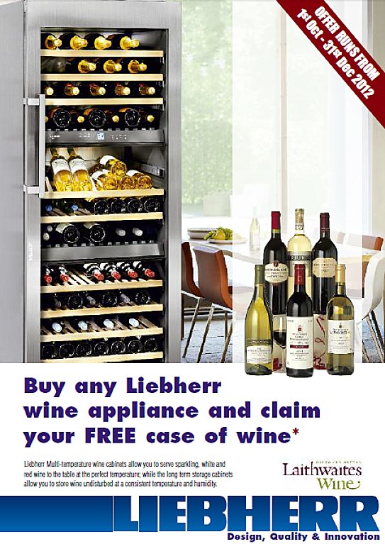 Liebherr Wine Fridge Promotion