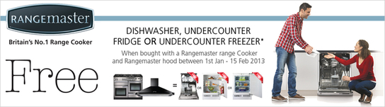 Rangemaster Free Appliances Promotion