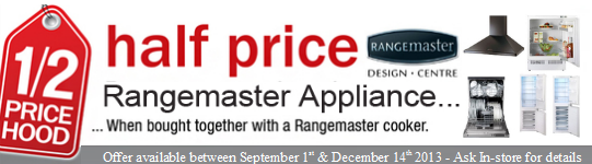Rangemaster Promotion - Half Price Appliances!