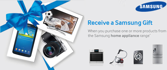 Samsung Home Appliances - Free Gift Promotion!