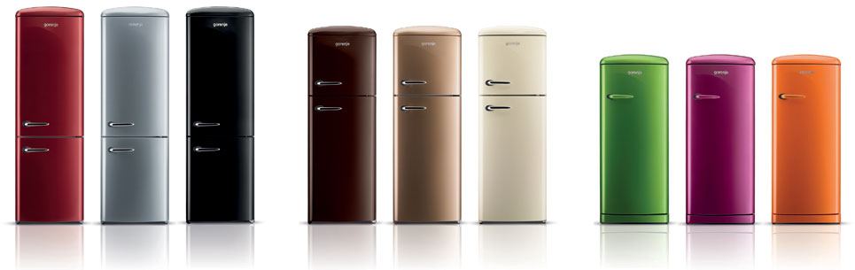 Gorenje 50's Retro Style Fridge Freezers in Northern Ireland