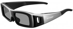 Sharp Quattron 3D TV Glasses