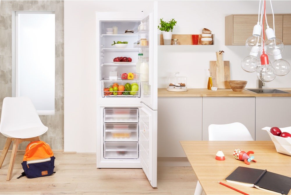 indesit freestanding fridge