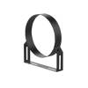 150mm SOLINOX Black Fixed Wall Bracket 50mm