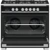 Fisher & Paykel OR90SCG4B1 Dual Fuel Range Cooker - Black