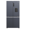 Haier HCR5919EHMB Four Door Fridge Freezer - Brushed Black