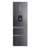 Haier HTW5618EWMP Frost Free Fridge Freezer - Dark Inox