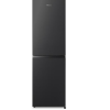 Hisense RB327N4BBE Frost Free Fridge Freezer - Black Steel