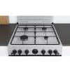 Indesit ID67G0MCXUK Gas Double Cooker - Inox