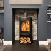 Mourne Eco 980 Wood Burning Stove - Open Log Store