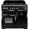 Rangemaster CDL100DFFBLC - 100cm Classic Deluxe Dual Fuel Black Chrome Range Cooker 92490