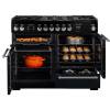 Rangemaster INF100DFFBL Black Range Cooker