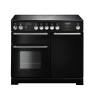 Rangemaster INF100EIBL - 100cm Infusion Electric Induction Black Range Cooker 116430