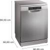 SMS6TCI01G Brushed Steel Dishwasher