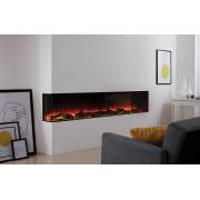 British Fires New Forest 2400 Electric Fire with Deluxe Logs