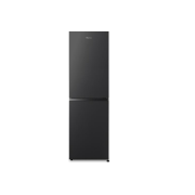 Hisense RB327N4BBE Frost Free Fridge Freezer - Black Steel