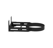 150mm SOLINOX Black Adjustable Wall Bracket 120-210 mm