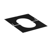 150mm SOLINOX Black Finishing Plate 45 Degree