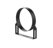 150mm SOLINOX Black Fixed Wall Bracket 50mm