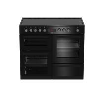 Beko KDVC100K 100cm Double Oven Ceramic Range Cooker - Black