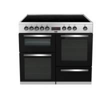 Beko KDVC100X 100cm Double Oven Ceramic Range Cooker - Stainless Steel 