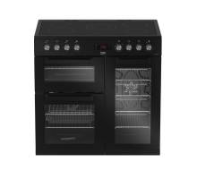 Beko KDVC90K 90cm Black Range Cooker