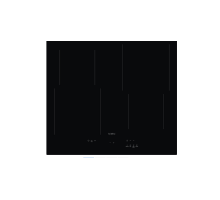 CDA HN6112FR 60cm 4 zone Induction hob - Black