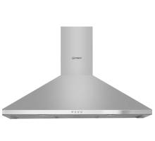 Indesit IHPC95LMX Wall Mounted Cooker Hood