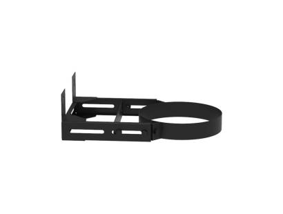 150mm SOLINOX Black Adjustable Wall Bracket 60-110 mm