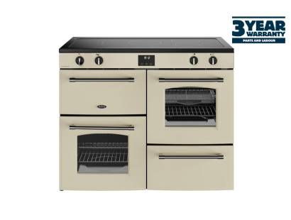 Belling Farmhouse FH110EiCRM 110cm Induction Range Cooker - Cream