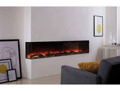 British Fires New Forest 2400 Electric Fire with Deluxe Logs