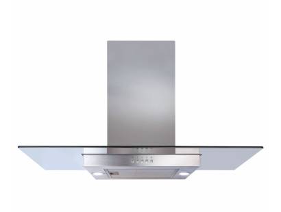 CDA ECNK90SS Flat Glass Island Cooker Hood