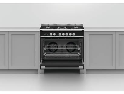 Fisher & Paykel OR90SCG4B1 Black Cooker