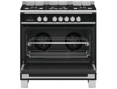 Fisher & Paykel OR90SCG4B1 Dual Fuel Range Cooker - Black