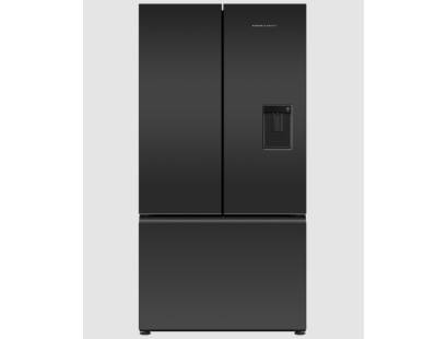 Fisher & Paykel Series 7 RF540AZUB6 French Door Fridge Freezer - Black Glass