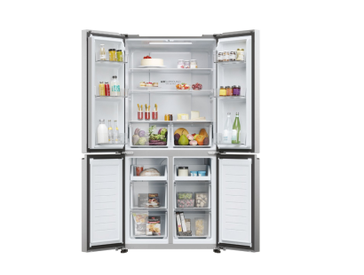 Haier HCR3818ENMM Frost Free Multi Door Fridge Freezer - Inox