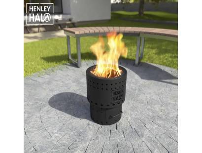 Henley Halo Fire Pit - Black