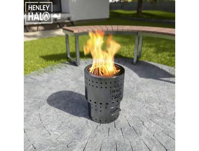 Henley Halo Fire Pit - Silver