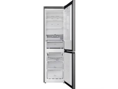 Hotpoint H7X93TSKM Freestanding Silver Black Fridge Freezer