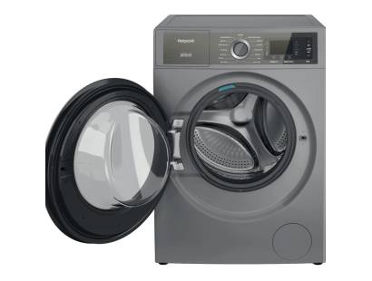 Hotpoint H8W046SBUK Silver Washing Machine