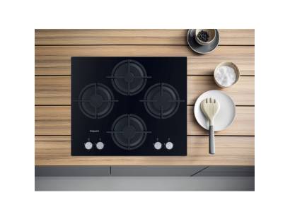 Hotpoint HGS61SBK Black Gas Hob