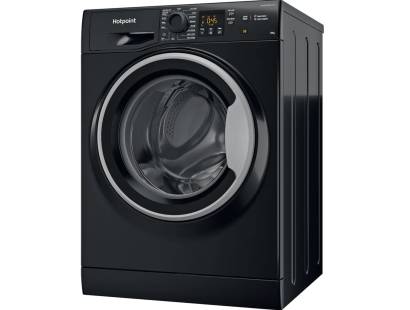 Hotpoint NSWM1046BSUK Black Washing Machine