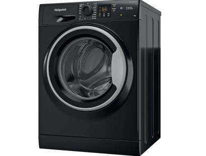 Hotpoint NSWM846BSUK Black Washing Machine