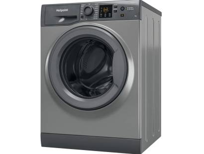 Hotpoint NSWM864CGGUKN Graphite Washing Machine